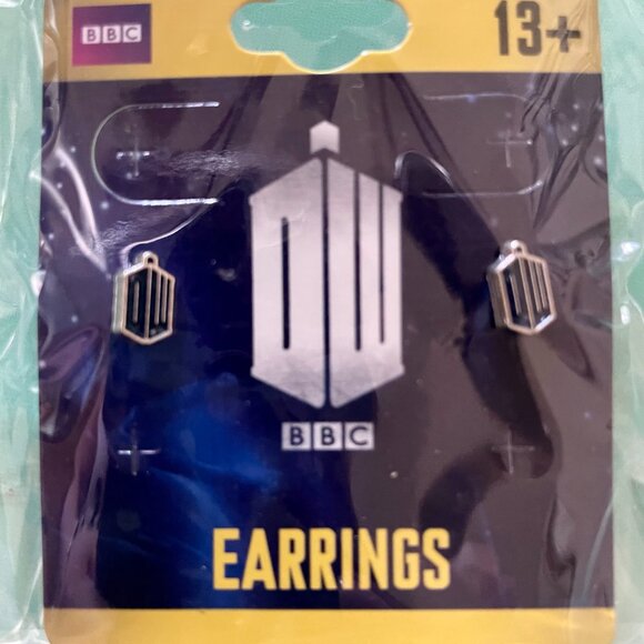 Doctor Who Post Style Earrings - Picture 2 of 4
